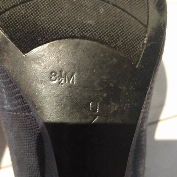 👠👠Open toe blue leather shoes by Bandolino - Picture 5 of 5